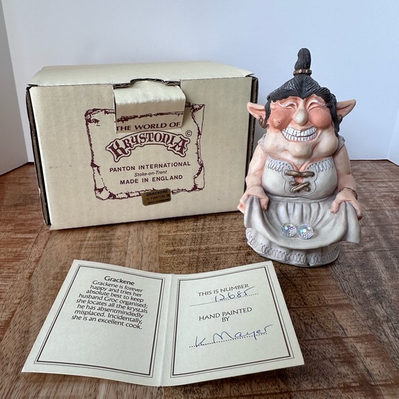 Grackene!  Hand painted figure from the World of Krystonia with box - Picture 5 of 5